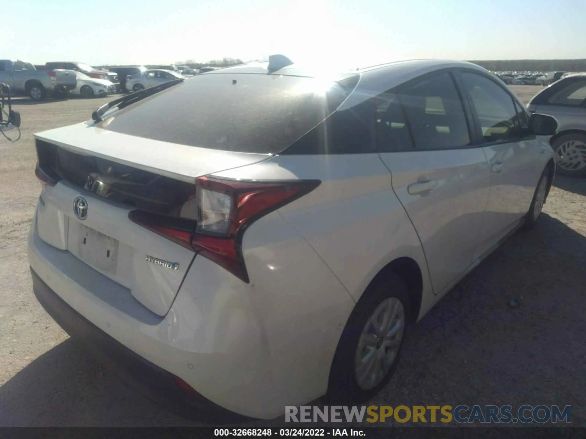4 Photograph of a damaged car JTDKARFUXL3122906 TOYOTA PRIUS 2020