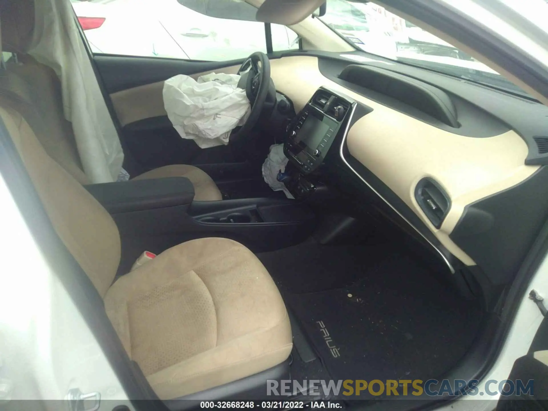 5 Photograph of a damaged car JTDKARFUXL3122906 TOYOTA PRIUS 2020
