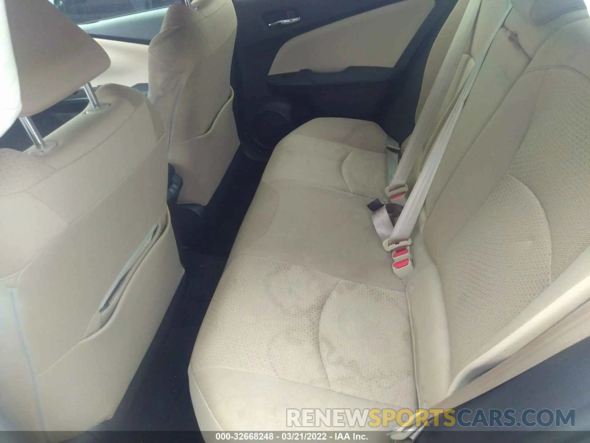 8 Photograph of a damaged car JTDKARFUXL3122906 TOYOTA PRIUS 2020