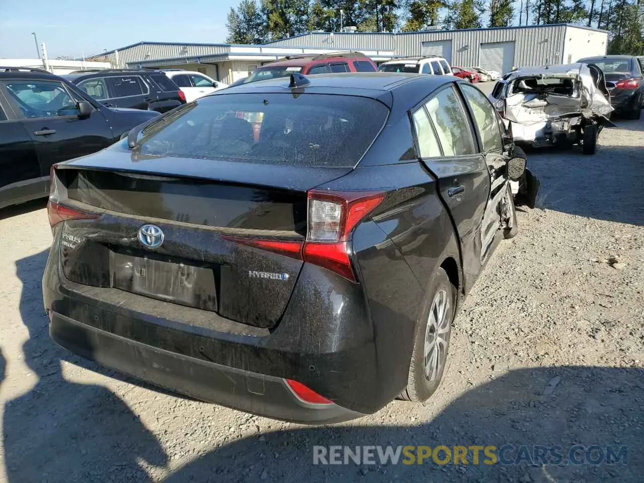 4 Фотография поврежденного автомобиля JTDL9RFU0L3018440 TOYOTA PRIUS 2020