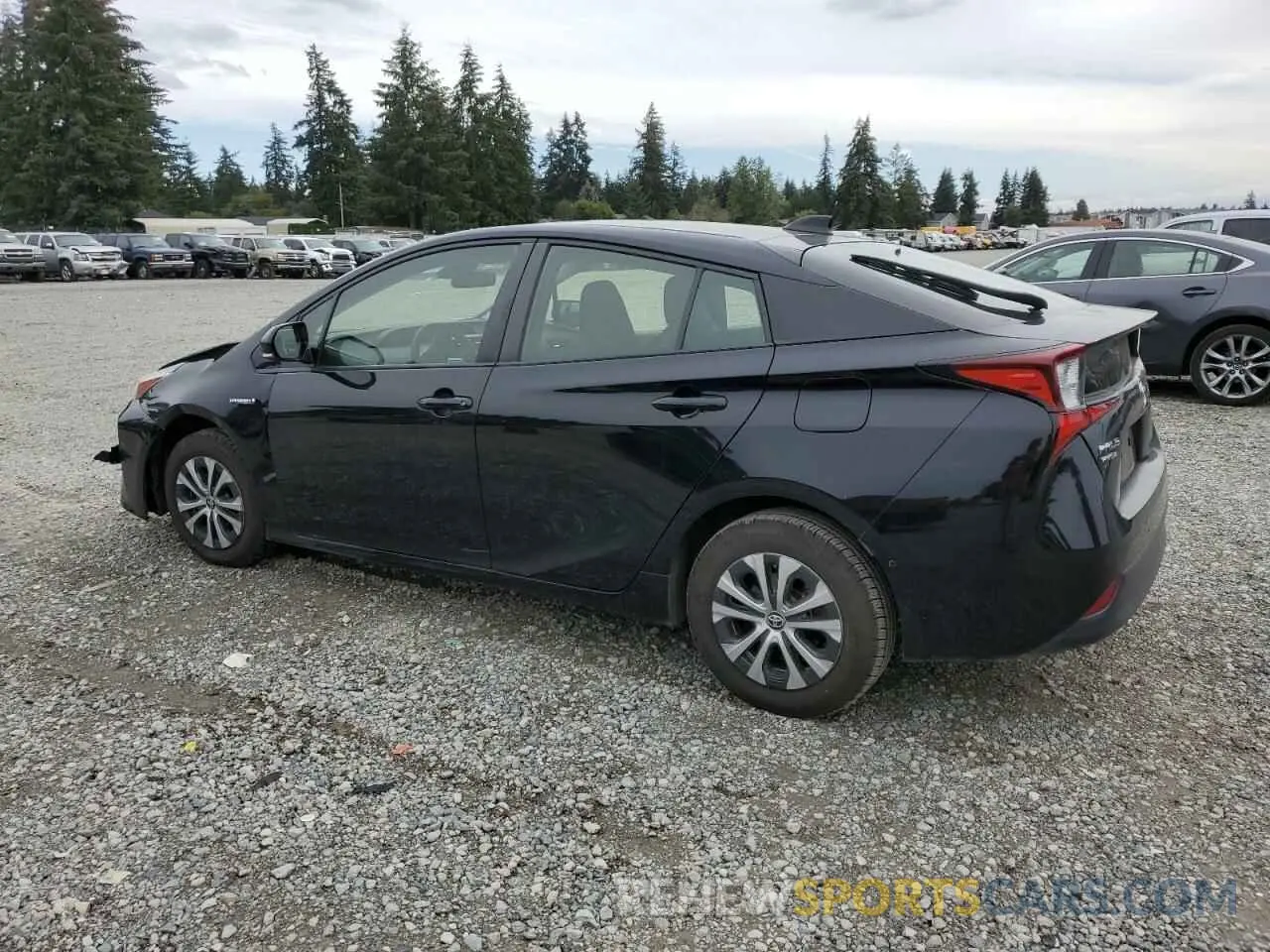 2 Photograph of a damaged car JTDL9RFU1L3019662 TOYOTA PRIUS 2020