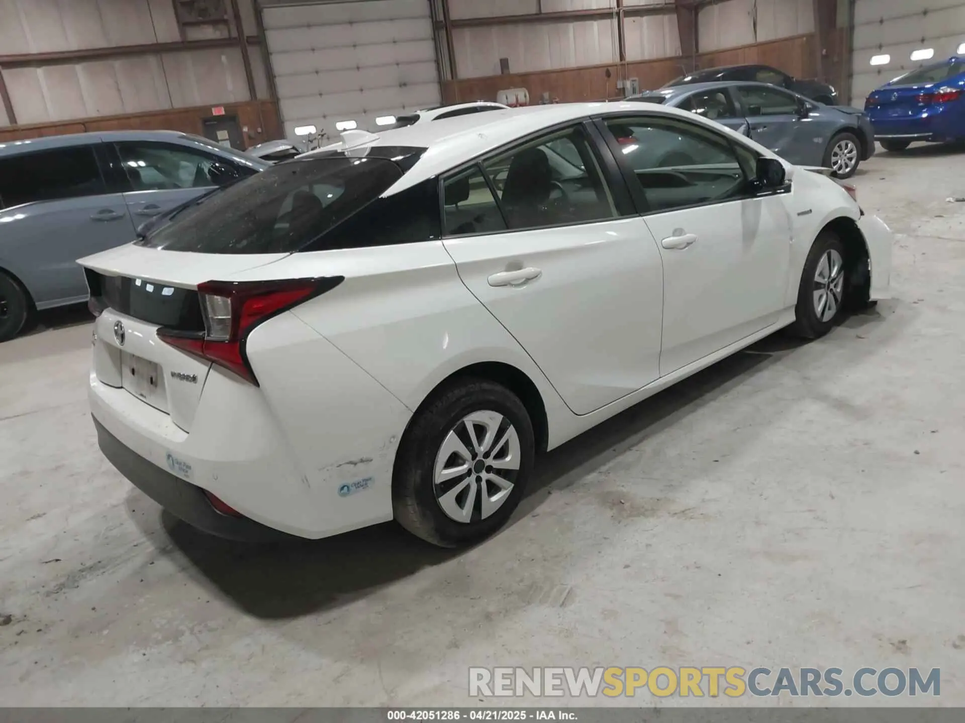 4 Фотография поврежденного автомобиля JTDL9RFU2L3016141 TOYOTA PRIUS 2020