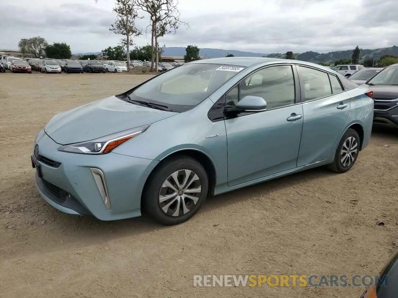 1 Фотография поврежденного автомобиля JTDL9RFU4L3018599 TOYOTA PRIUS 2020