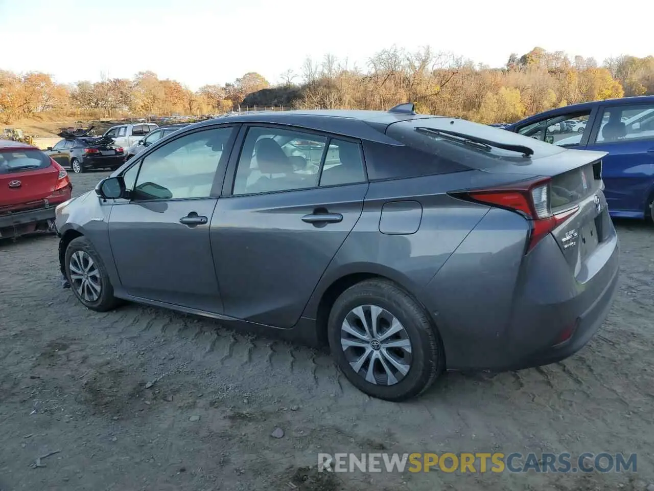 2 Photograph of a damaged car JTDL9RFU4L3020434 TOYOTA PRIUS 2020
