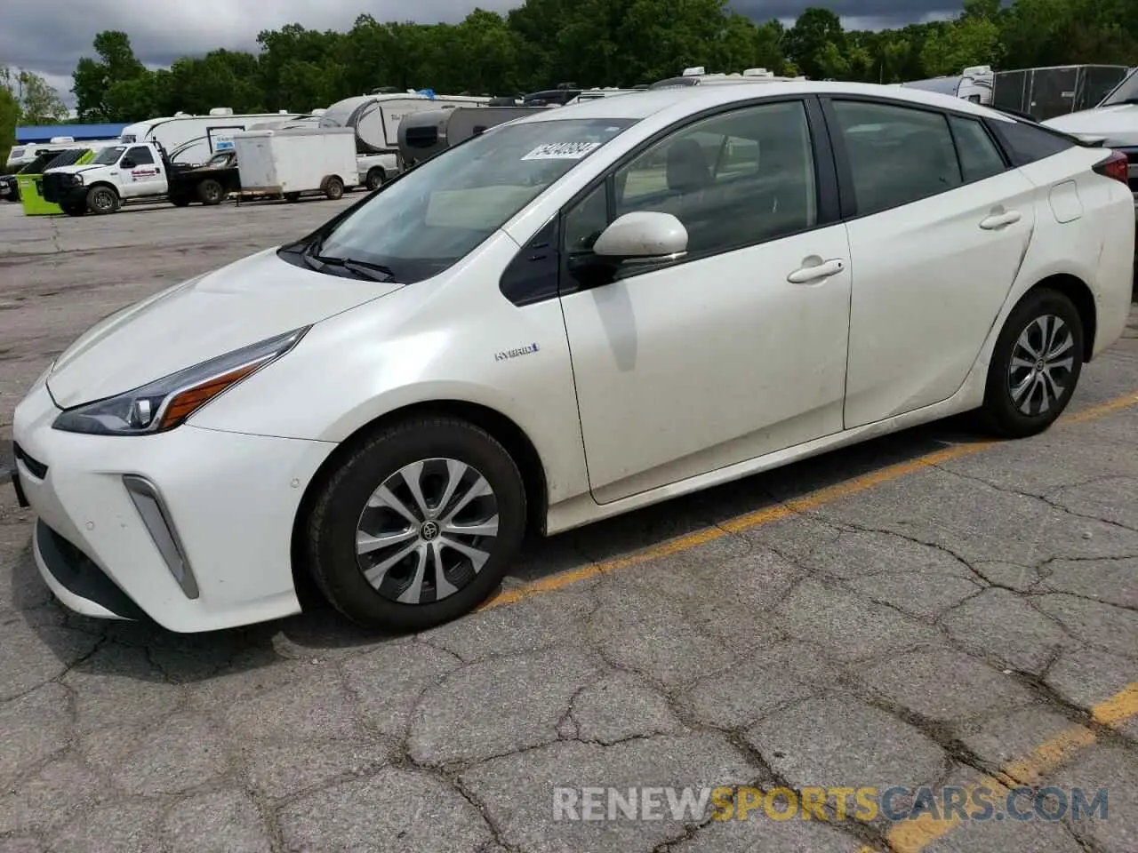 1 Photograph of a damaged car JTDL9RFU5L3017896 TOYOTA PRIUS 2020