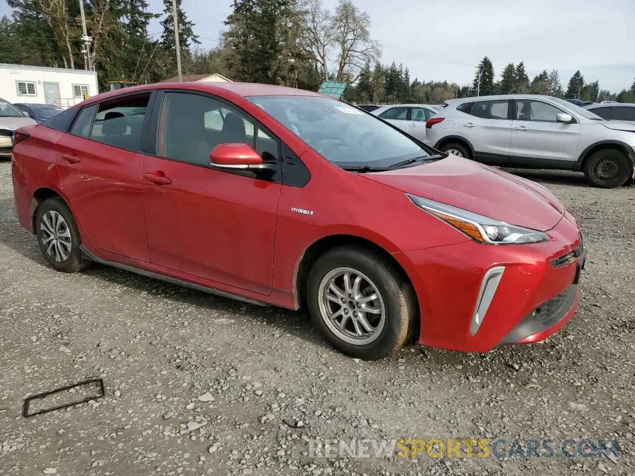 4 Фотография поврежденного автомобиля JTDL9RFU6L3019320 TOYOTA PRIUS 2020