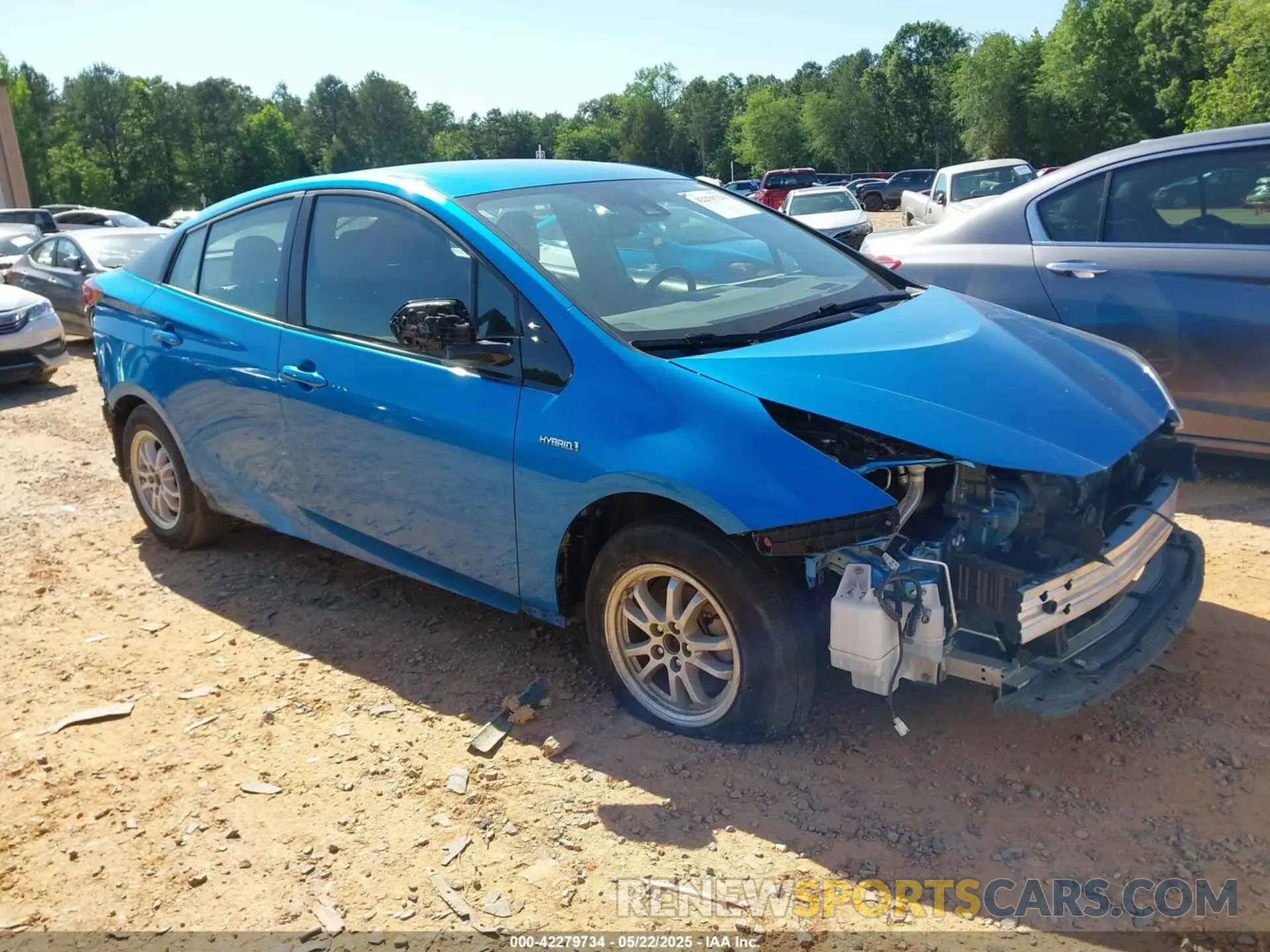 1 Photograph of a damaged car JTDL9RFU7L3022050 TOYOTA PRIUS 2020