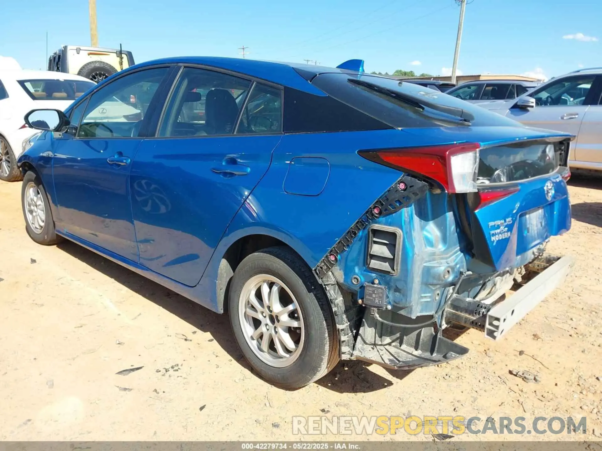 3 Photograph of a damaged car JTDL9RFU7L3022050 TOYOTA PRIUS 2020