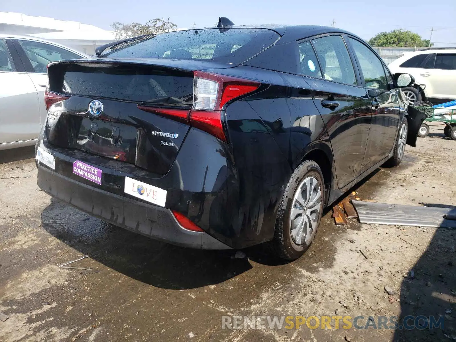 4 Photograph of a damaged car JTDL9RFU8L3021845 TOYOTA PRIUS 2020
