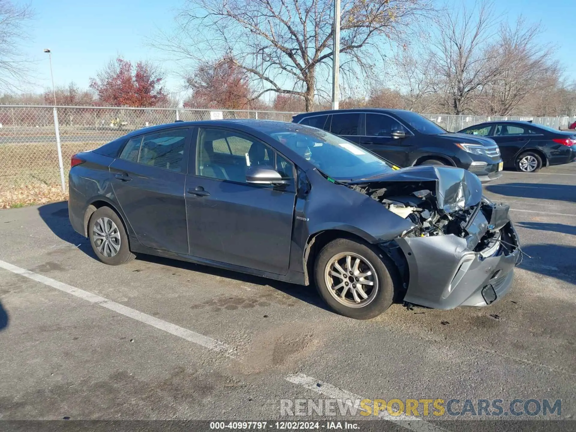1 Photograph of a damaged car JTDL9RFU9L3014385 TOYOTA PRIUS 2020