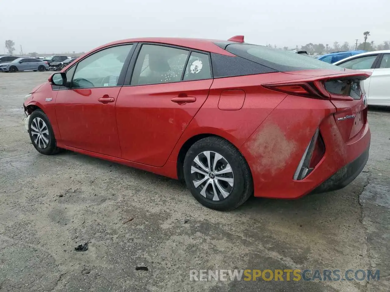 2 Фотография поврежденного автомобиля JTDKAMFP0M3173748 TOYOTA PRIUS 2021