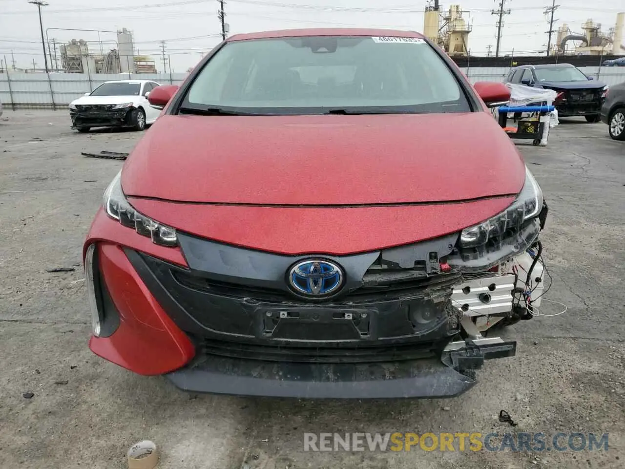5 Фотография поврежденного автомобиля JTDKAMFP0M3173748 TOYOTA PRIUS 2021