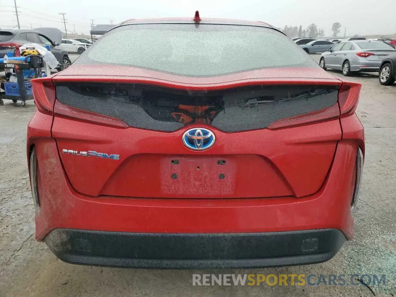 6 Фотография поврежденного автомобиля JTDKAMFP0M3173748 TOYOTA PRIUS 2021