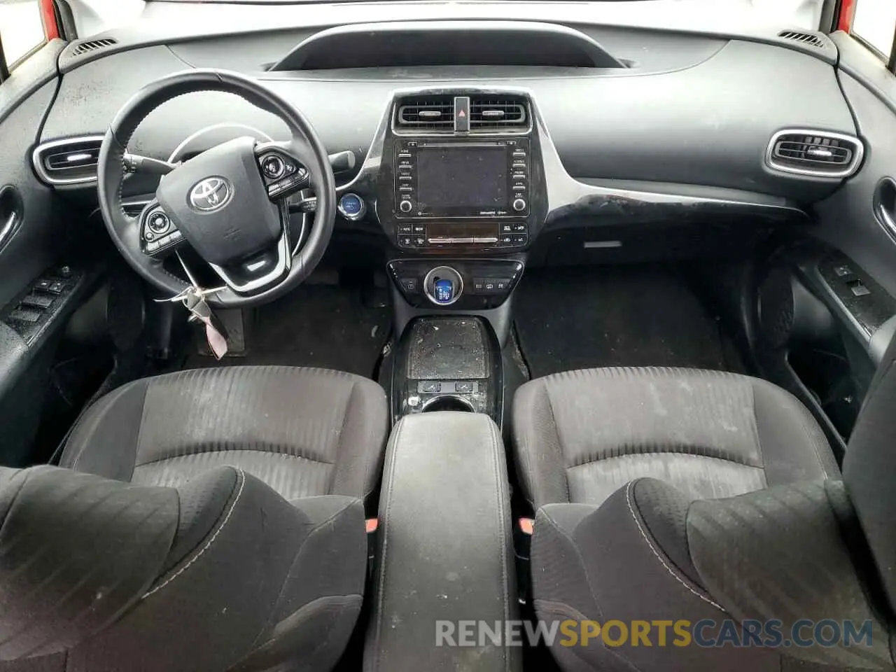 8 Фотография поврежденного автомобиля JTDKAMFP0M3173748 TOYOTA PRIUS 2021
