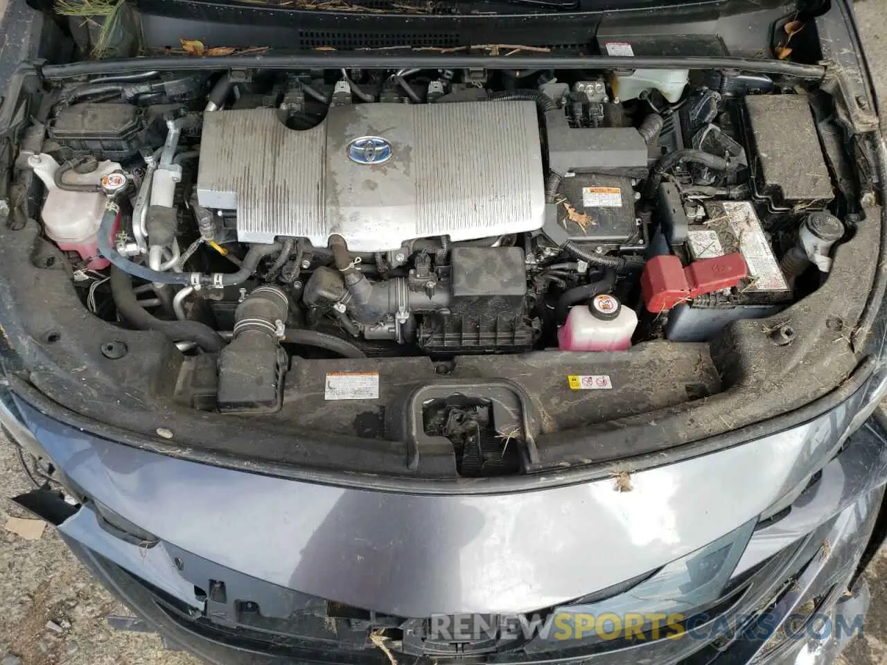 12 Фотография поврежденного автомобиля JTDKAMFP0M3182773 TOYOTA PRIUS 2021