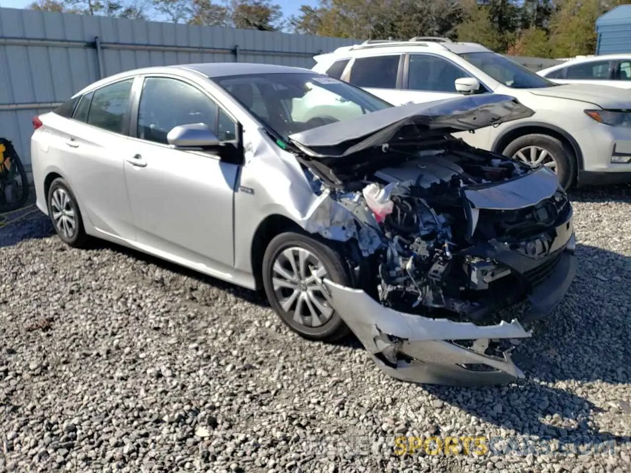 4 Photograph of a damaged car JTDKAMFP3M3165692 TOYOTA PRIUS 2021