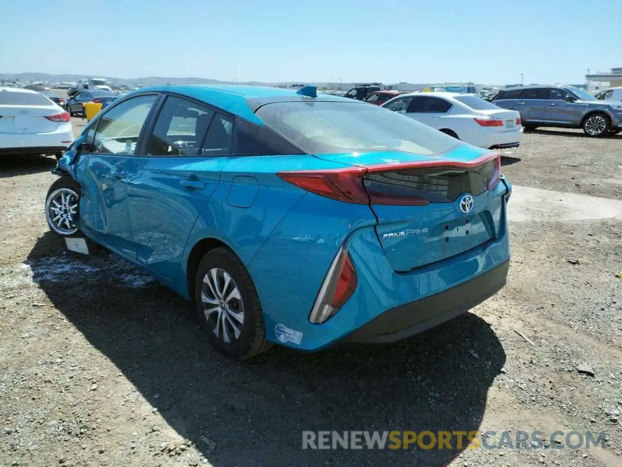 3 Photograph of a damaged car JTDKAMFP3M3173338 TOYOTA PRIUS 2021