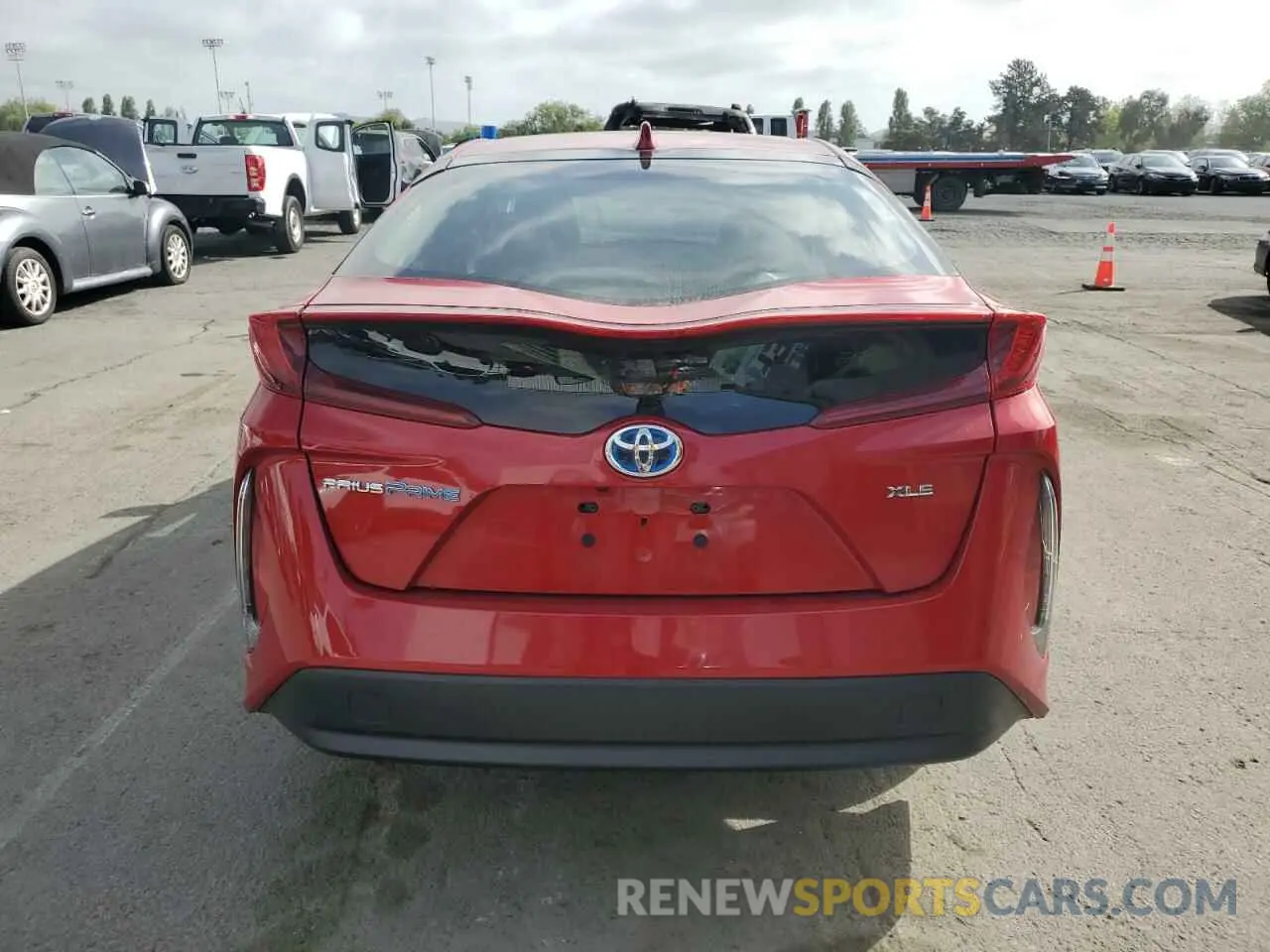6 Фотография поврежденного автомобиля JTDKAMFP3M3185473 TOYOTA PRIUS 2021