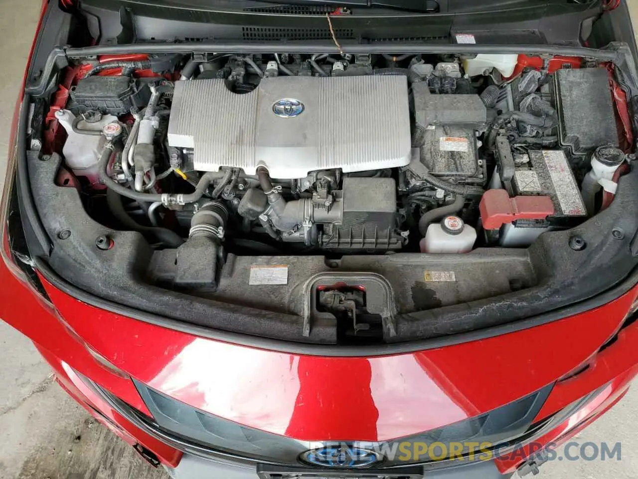 11 Фотография поврежденного автомобиля JTDKAMFP3M3186560 TOYOTA PRIUS 2021
