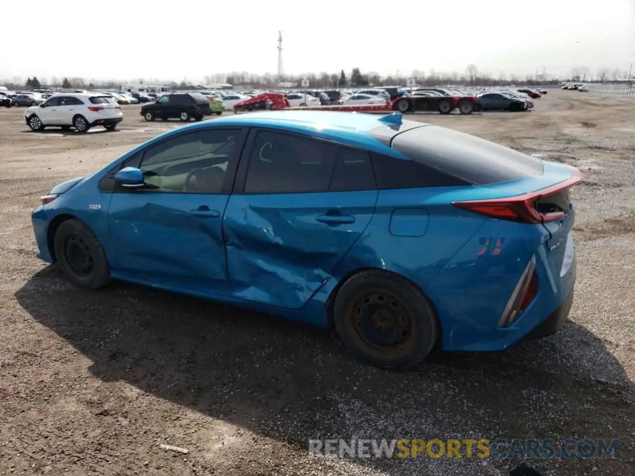 2 Фотография поврежденного автомобиля JTDKAMFP5M3164575 TOYOTA PRIUS 2021