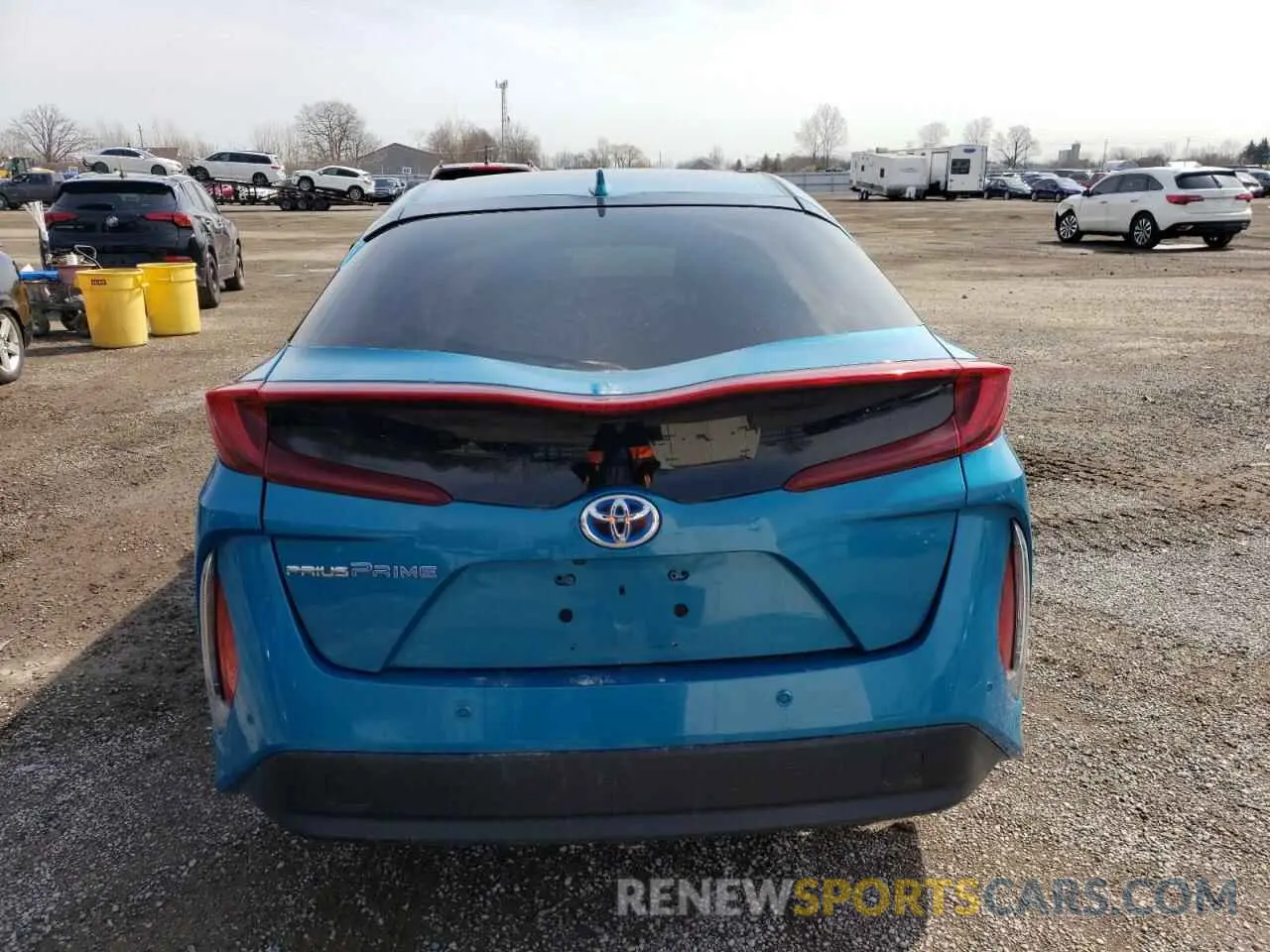 6 Фотография поврежденного автомобиля JTDKAMFP5M3164575 TOYOTA PRIUS 2021