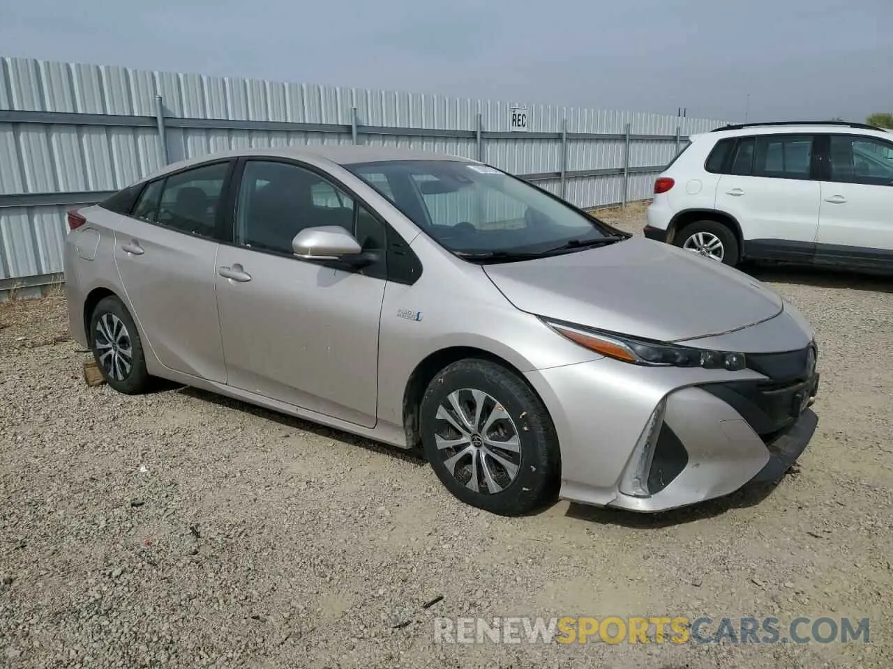4 Photograph of a damaged car JTDKAMFP5M3172840 TOYOTA PRIUS 2021