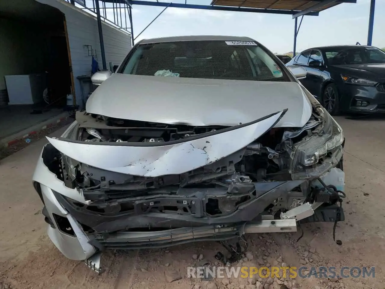 5 Фотография поврежденного автомобиля JTDKAMFP6M3175181 TOYOTA PRIUS 2021
