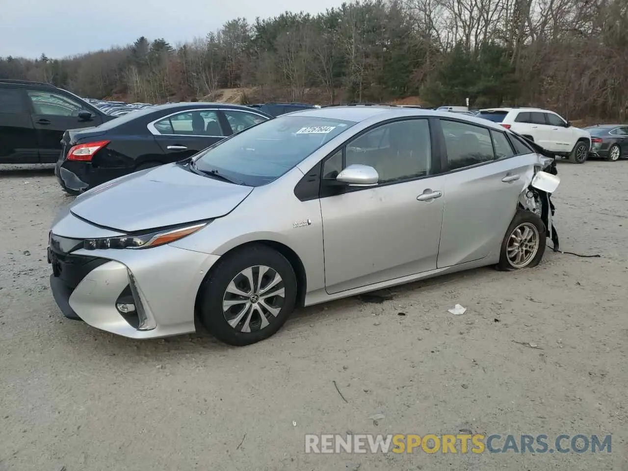 1 Фотография поврежденного автомобиля JTDKAMFP6M3176086 TOYOTA PRIUS 2021