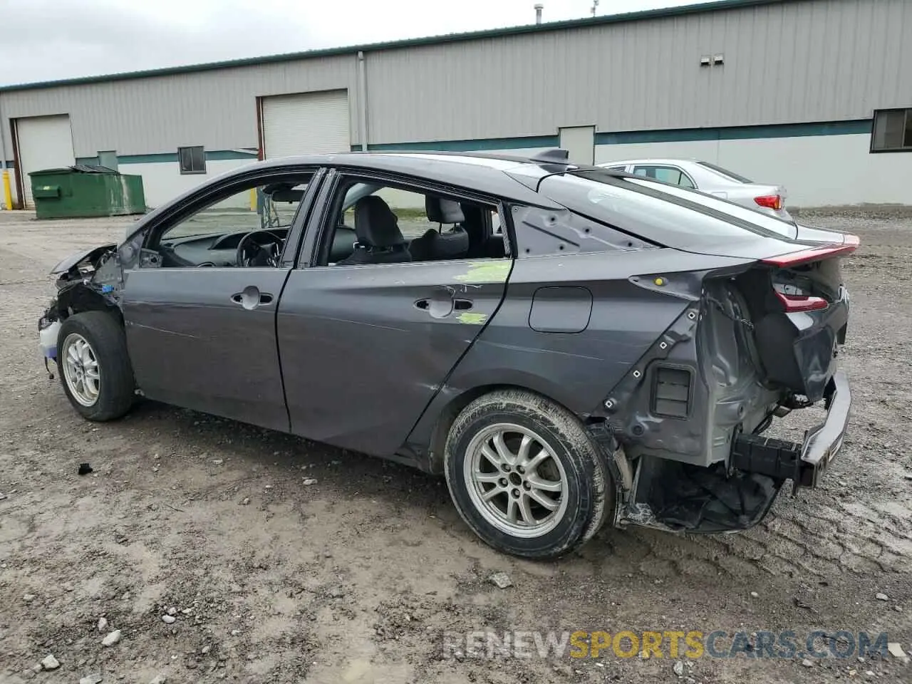 2 Фотография поврежденного автомобиля JTDKAMFP6M3185032 TOYOTA PRIUS 2021