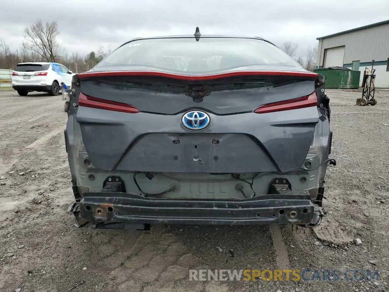 6 Фотография поврежденного автомобиля JTDKAMFP6M3185032 TOYOTA PRIUS 2021