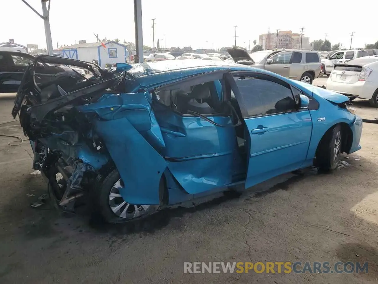 3 Photograph of a damaged car JTDKAMFP7M3191406 TOYOTA PRIUS 2021