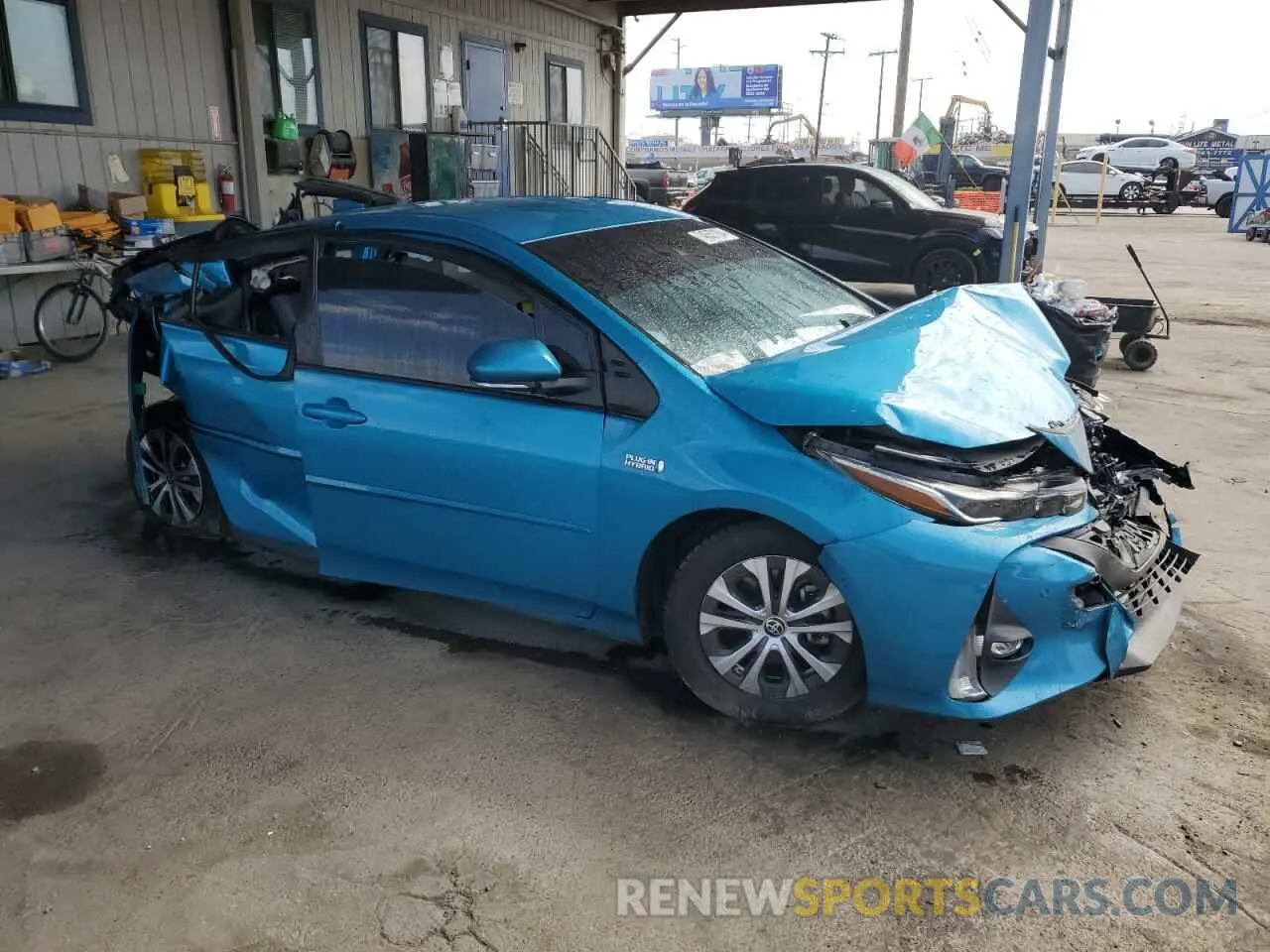 4 Photograph of a damaged car JTDKAMFP7M3191406 TOYOTA PRIUS 2021