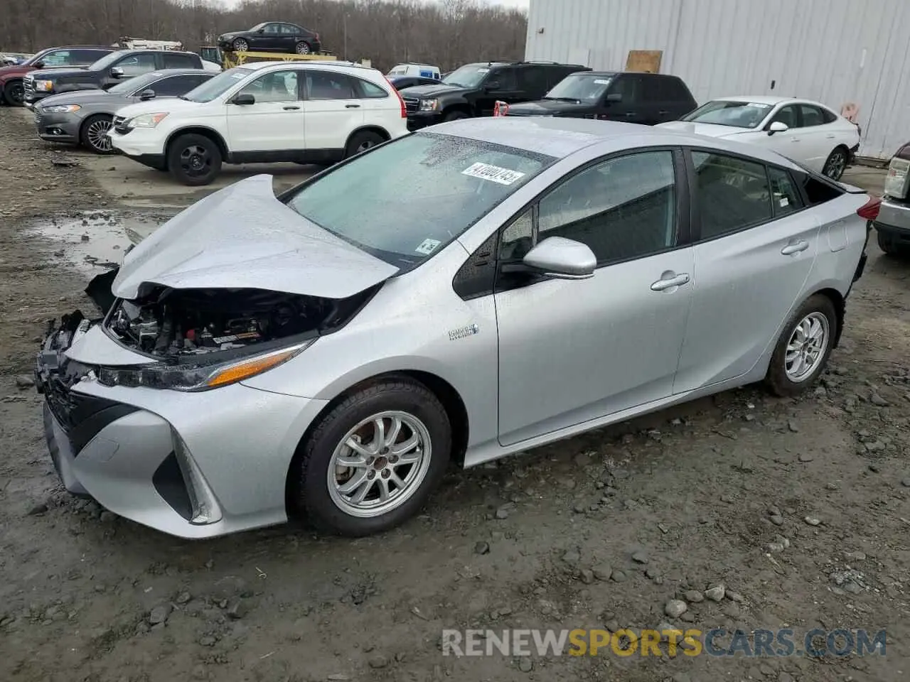 1 Photograph of a damaged car JTDKAMFP8M3185727 TOYOTA PRIUS 2021
