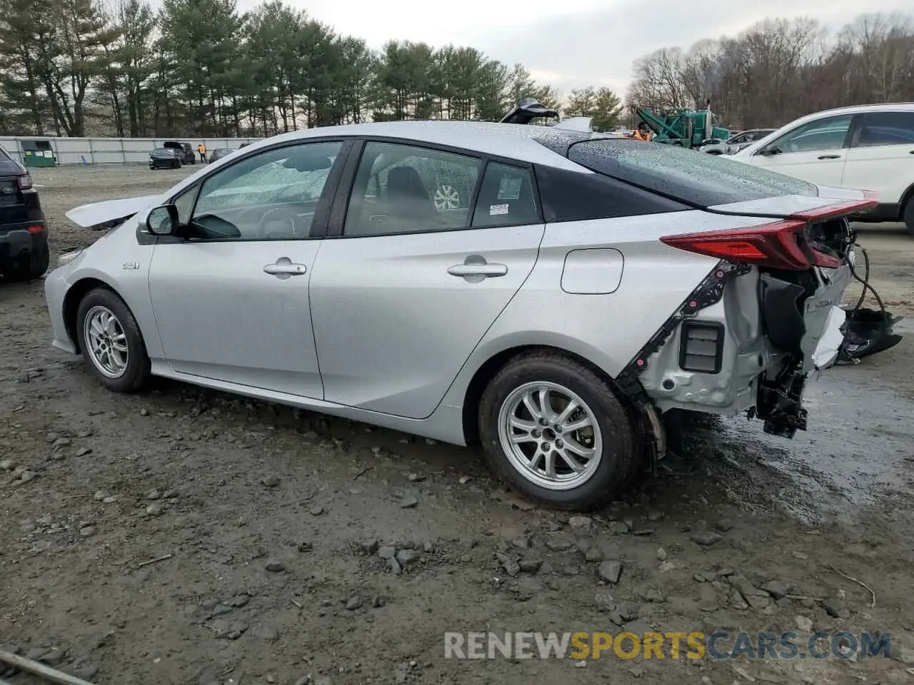 2 Photograph of a damaged car JTDKAMFP8M3185727 TOYOTA PRIUS 2021