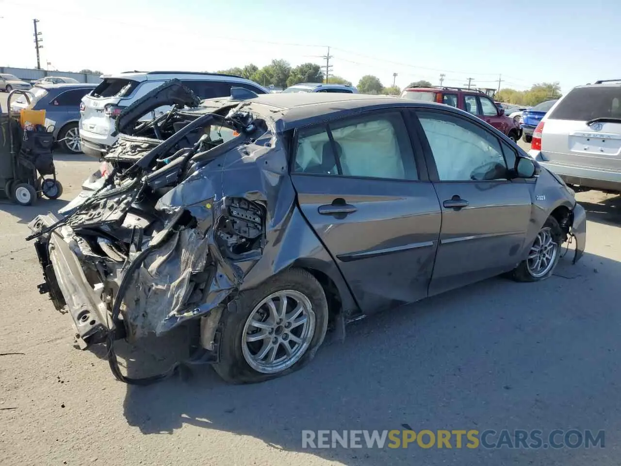 3 Photograph of a damaged car JTDKAMFP9M3187647 TOYOTA PRIUS 2021