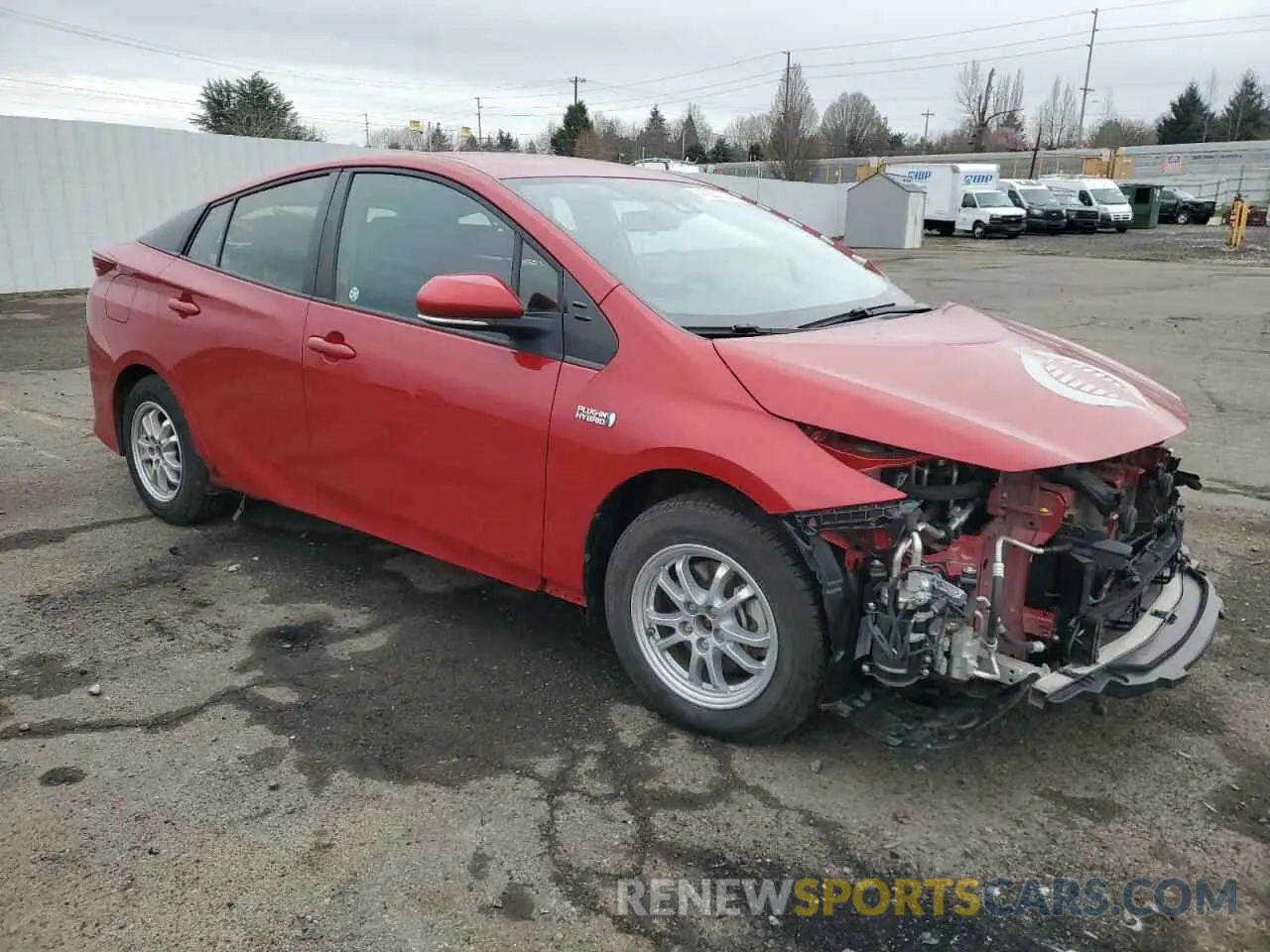4 Photograph of a damaged car JTDKAMFP9M3189379 TOYOTA PRIUS 2021