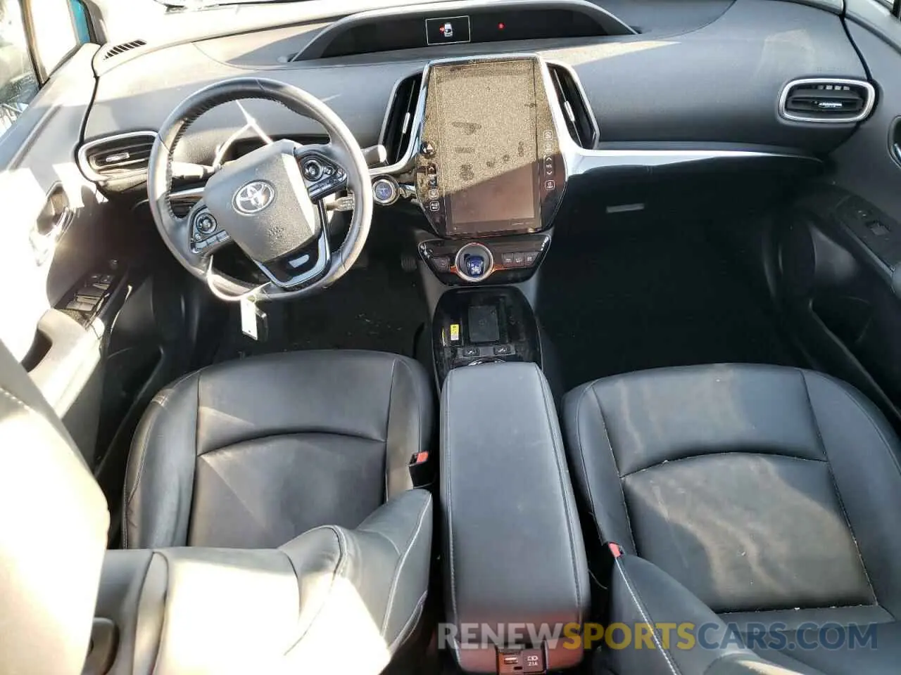 8 Photograph of a damaged car JTDKAMFPXM3176270 TOYOTA PRIUS 2021