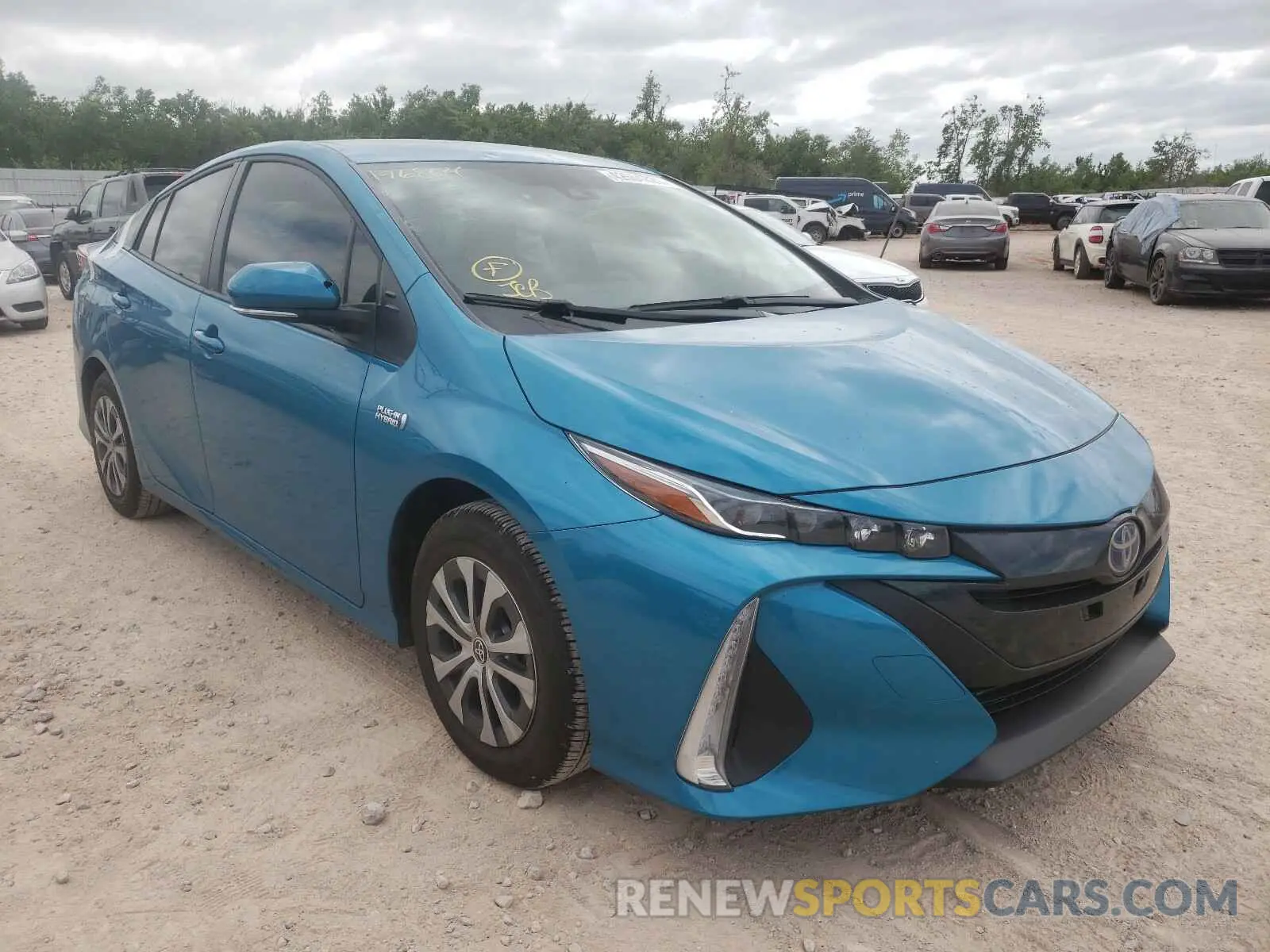 1 Photograph of a damaged car JTDKAMFPXM3176804 TOYOTA PRIUS 2021