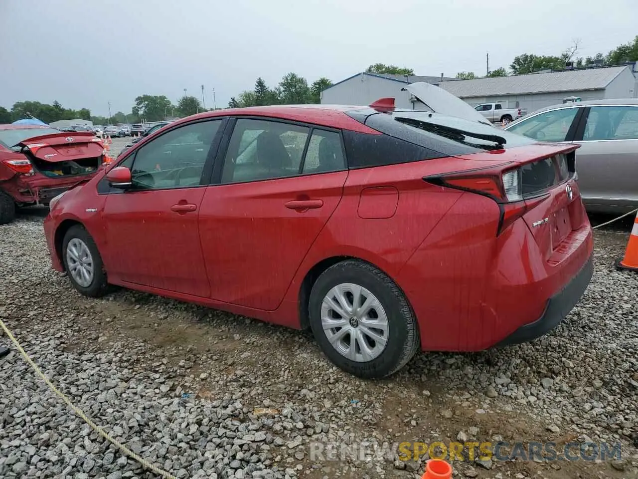 2 Фотография поврежденного автомобиля JTDKAMFU0M3145597 TOYOTA PRIUS 2021