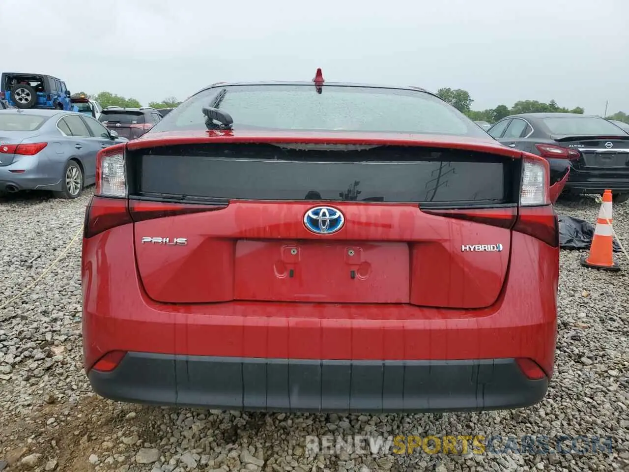 6 Фотография поврежденного автомобиля JTDKAMFU0M3145597 TOYOTA PRIUS 2021
