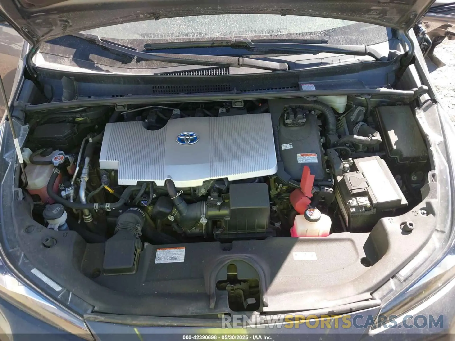 10 Фотография поврежденного автомобиля JTDKAMFU0M3151559 TOYOTA PRIUS 2021