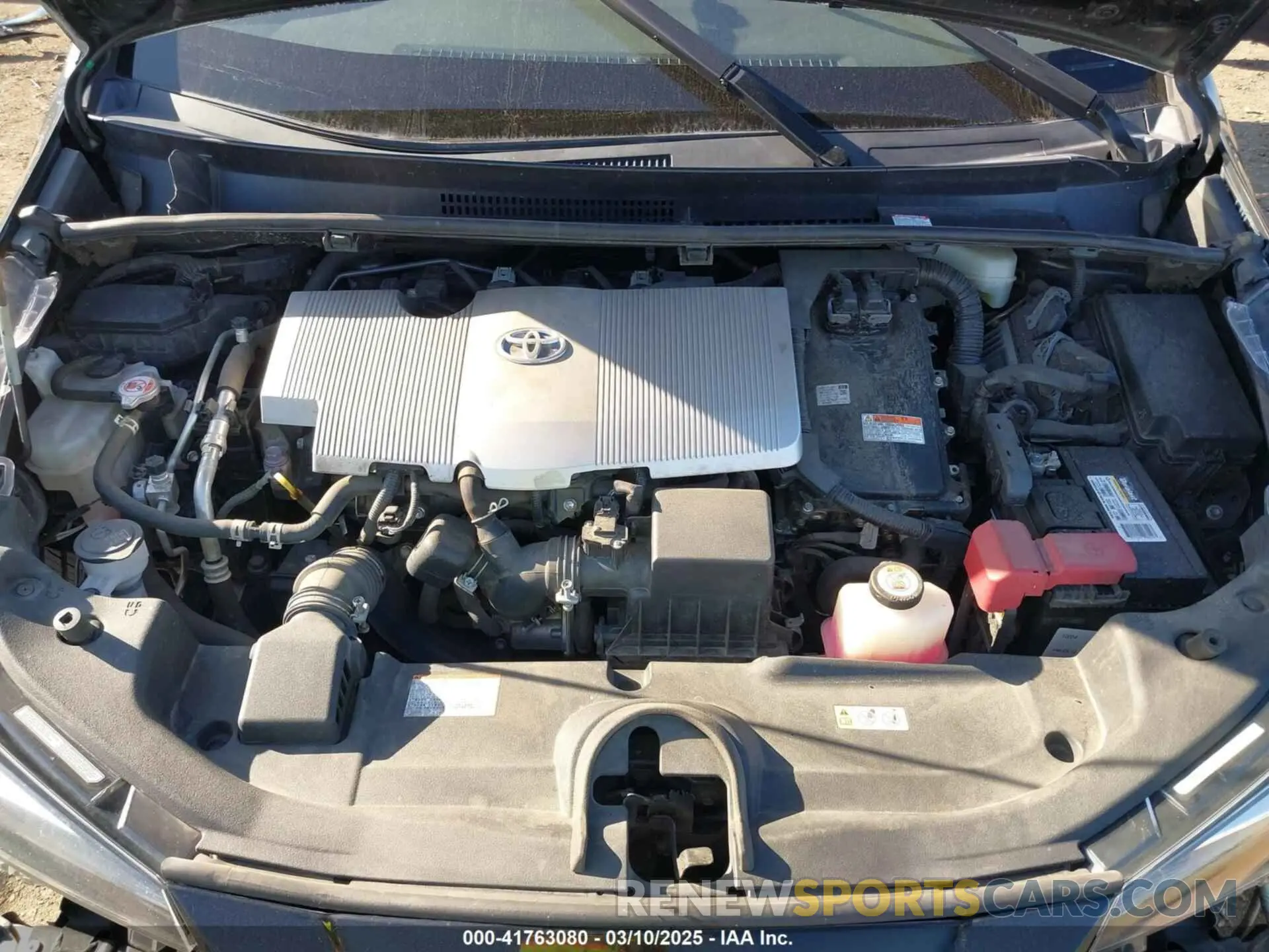 10 Фотография поврежденного автомобиля JTDKAMFU1M3134107 TOYOTA PRIUS 2021