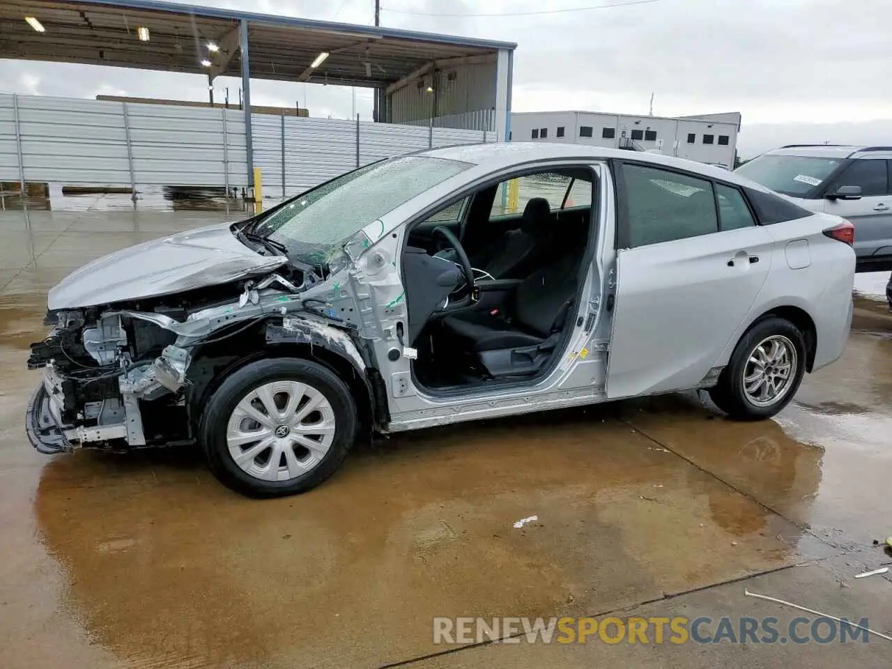 1 Photograph of a damaged car JTDKAMFU1M3142014 TOYOTA PRIUS 2021