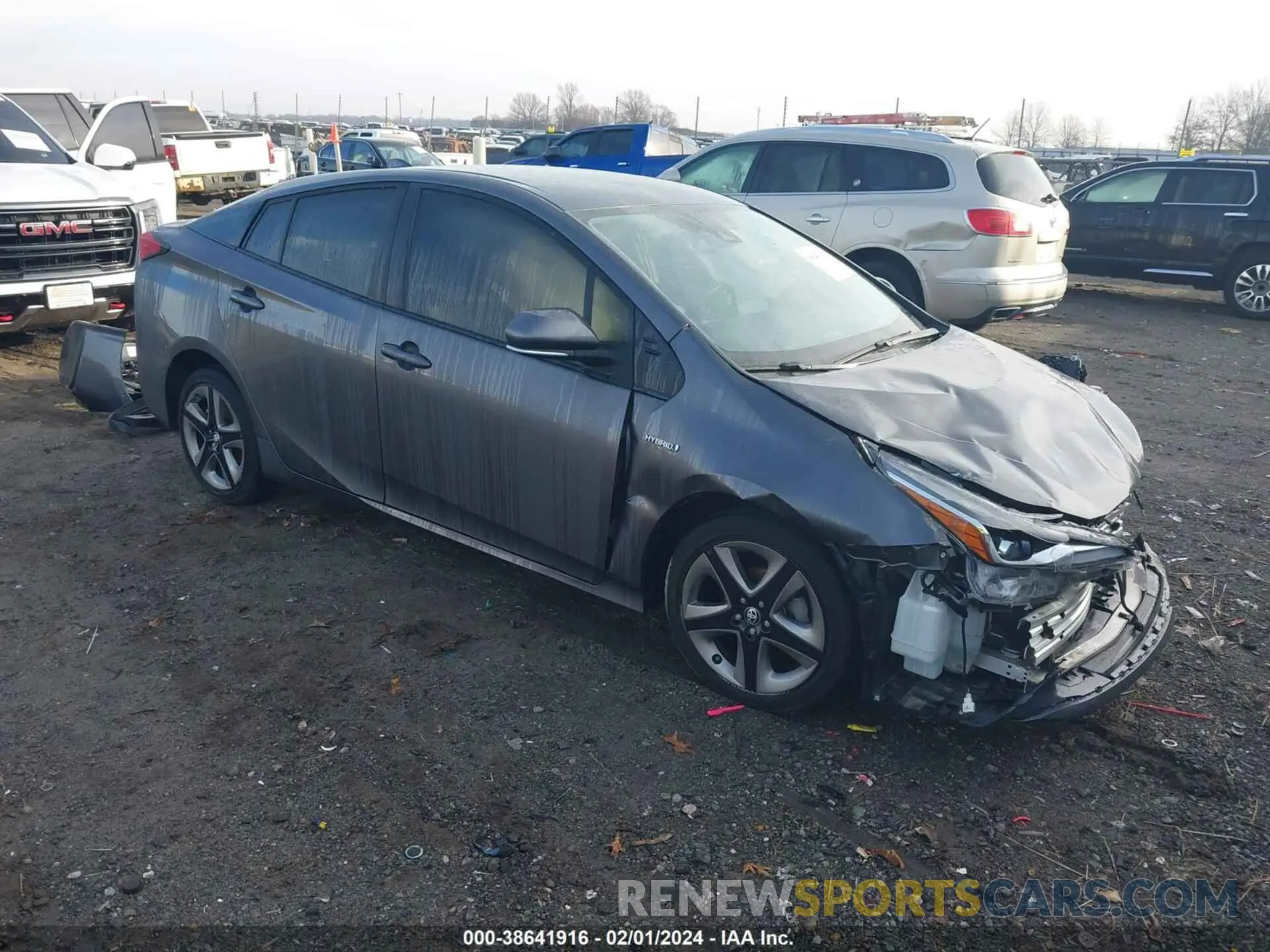 1 Photograph of a damaged car JTDKAMFU1M3149965 TOYOTA PRIUS 2021