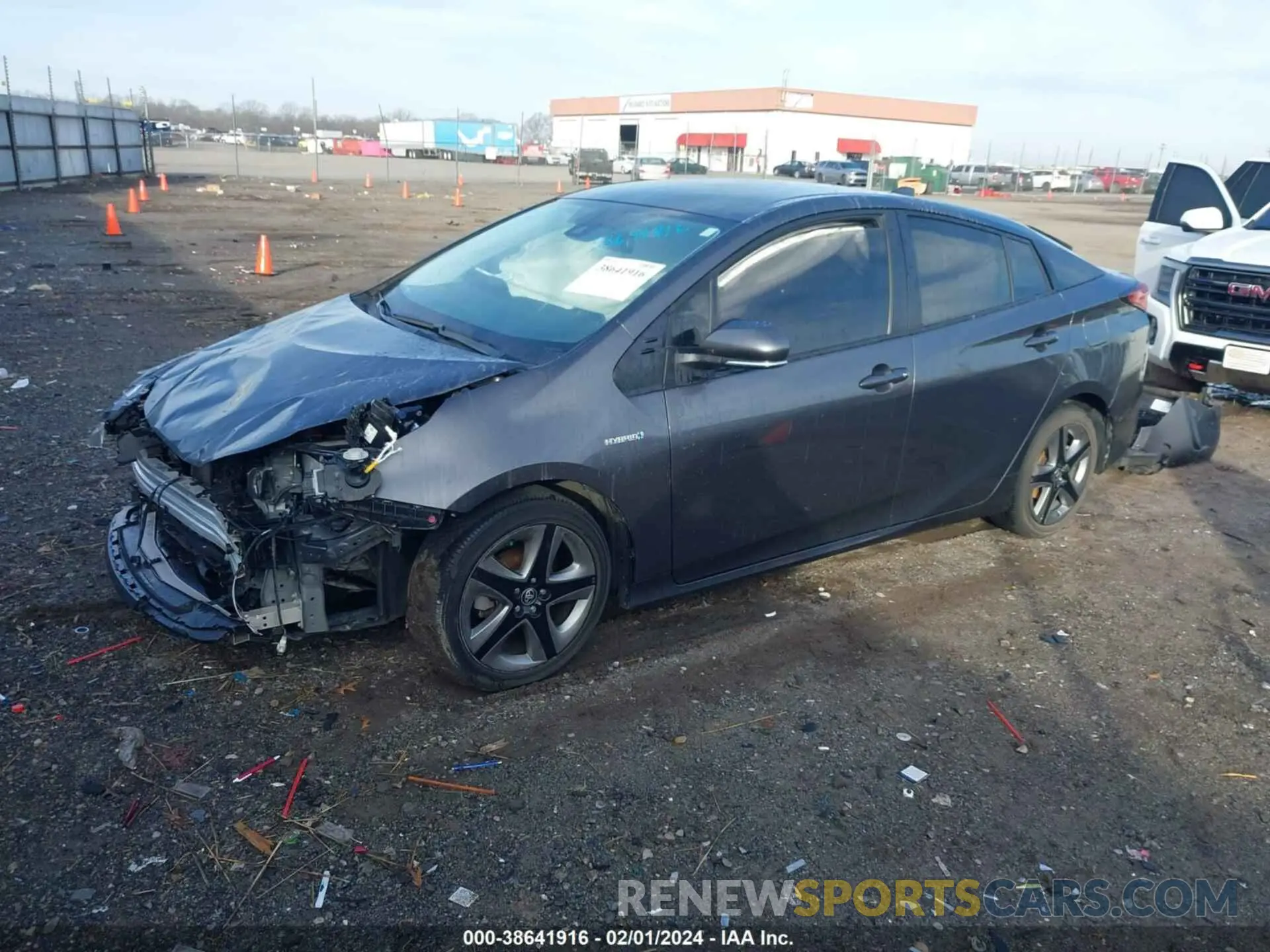 2 Photograph of a damaged car JTDKAMFU1M3149965 TOYOTA PRIUS 2021