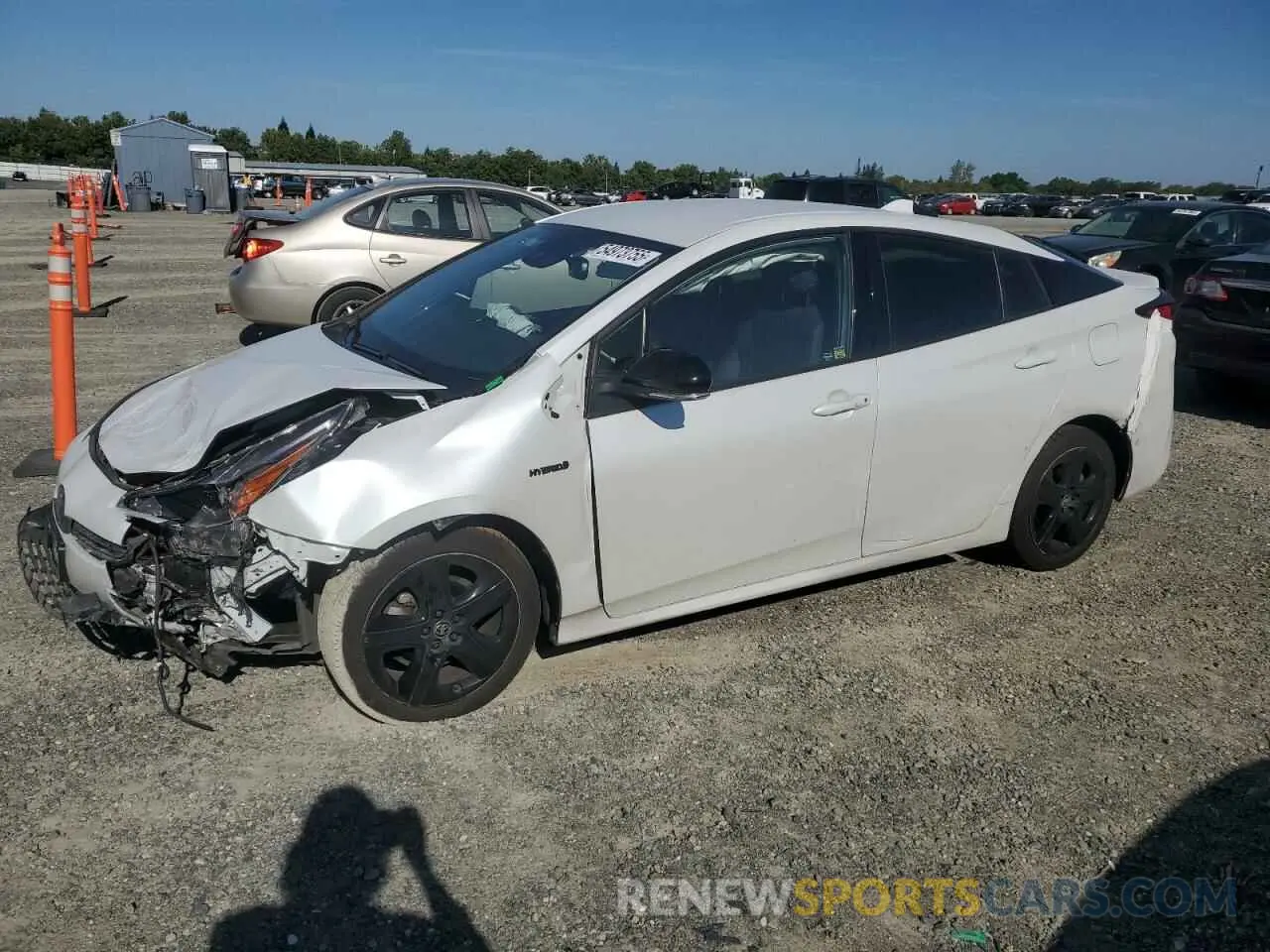 1 Photograph of a damaged car JTDKAMFU2M3129756 TOYOTA PRIUS 2021