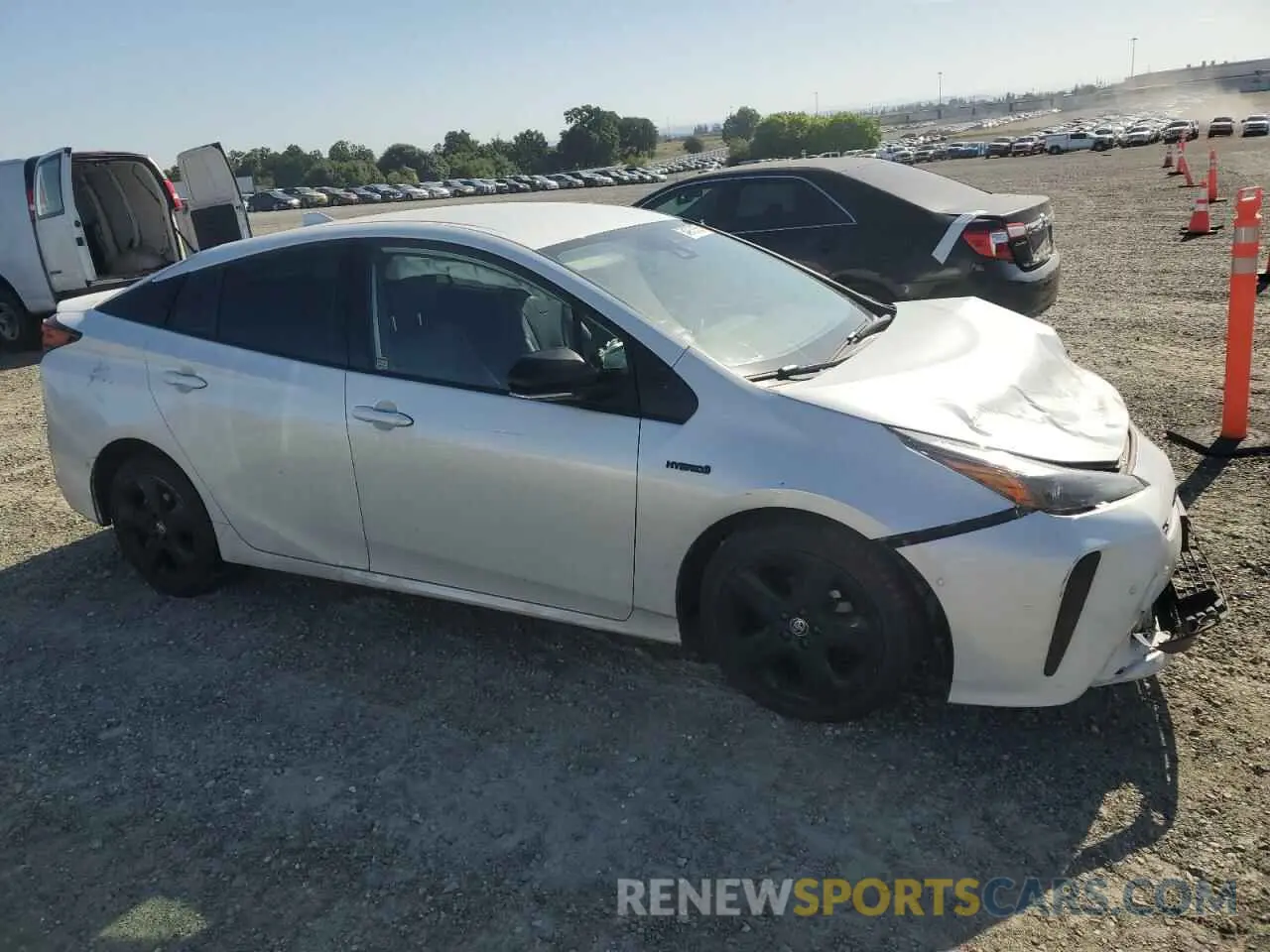 4 Photograph of a damaged car JTDKAMFU2M3129756 TOYOTA PRIUS 2021