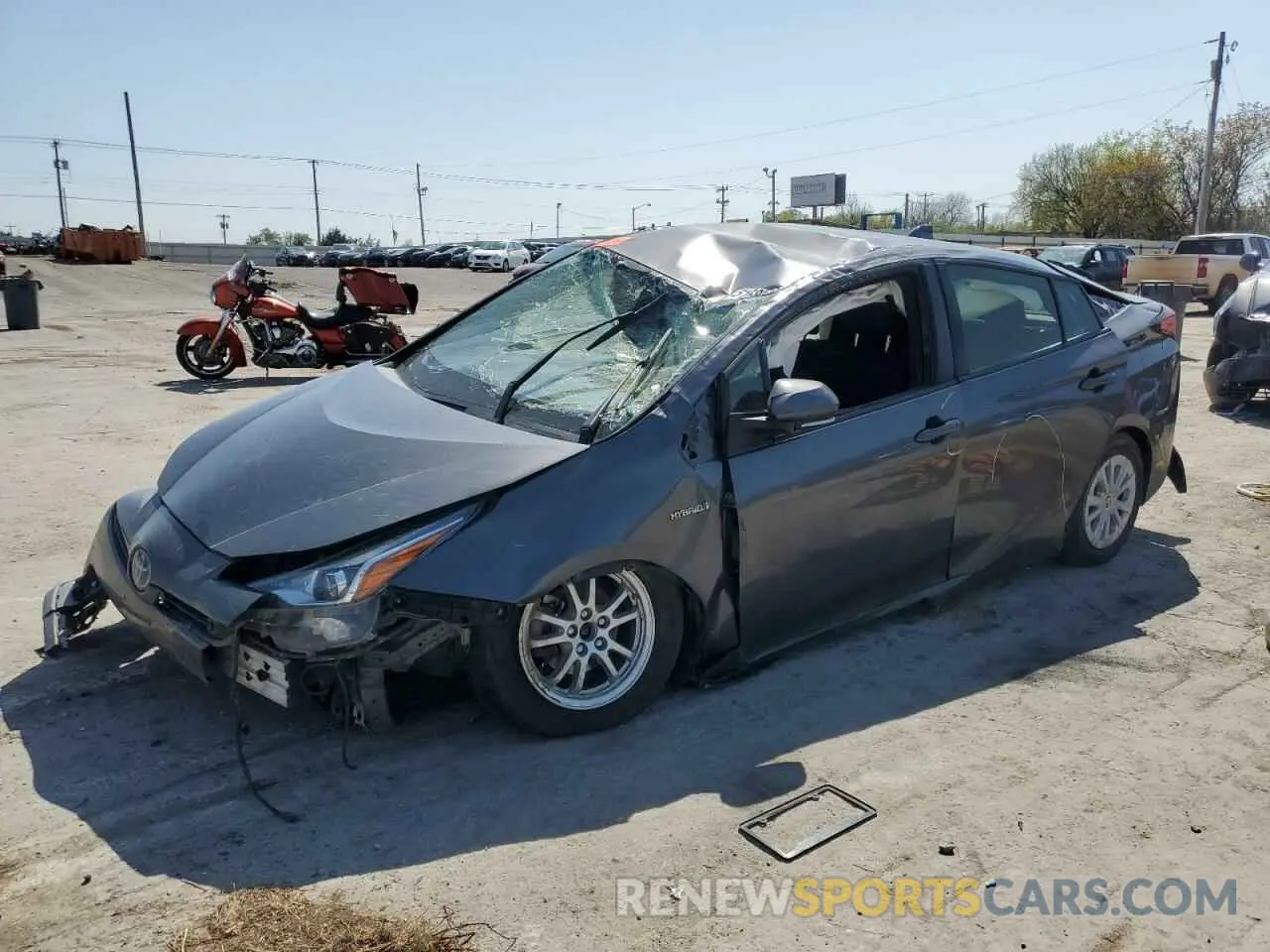 1 Фотография поврежденного автомобиля JTDKAMFU2M3147965 TOYOTA PRIUS 2021
