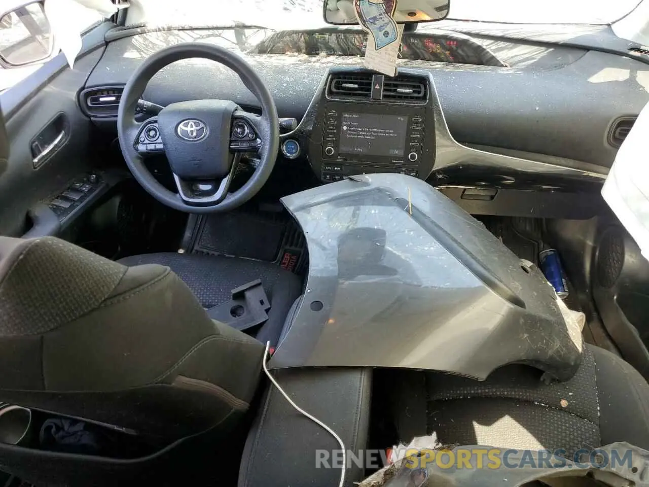 8 Фотография поврежденного автомобиля JTDKAMFU2M3147965 TOYOTA PRIUS 2021