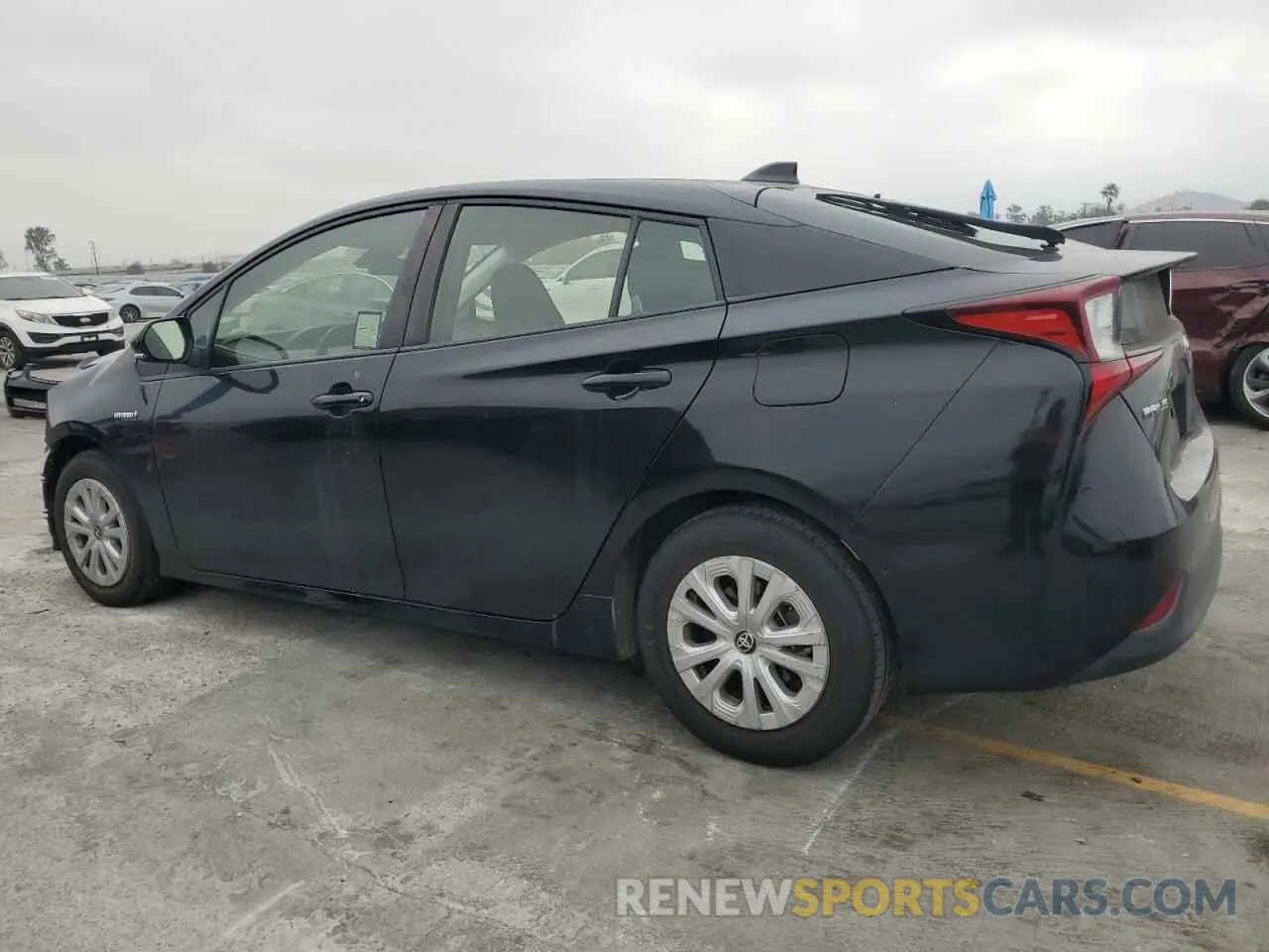 2 Фотография поврежденного автомобиля JTDKAMFU2M3148890 TOYOTA PRIUS 2021